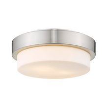  1270-11 PW - Multi-Family Flush Mount in Pewter with Opal Glass